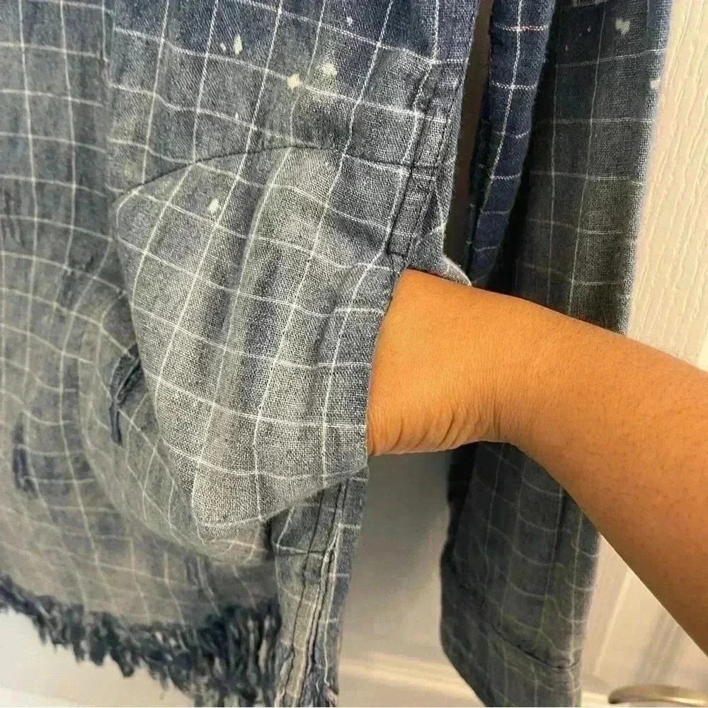 Denim Shacket - Picture 10 of 12